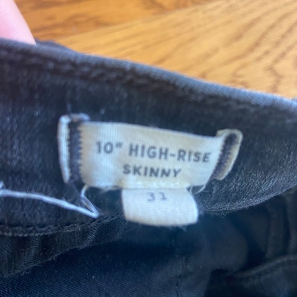 Madewell 10” high rise skinny - Picture 6 of 8